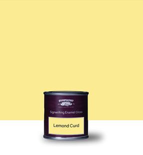 Symphony Signwriting Gloss 125ml Tin: Lemon Curd